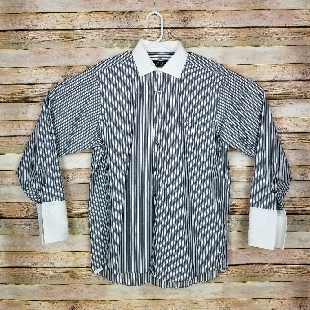 Donald Trump Signature Striped Dress Shirt